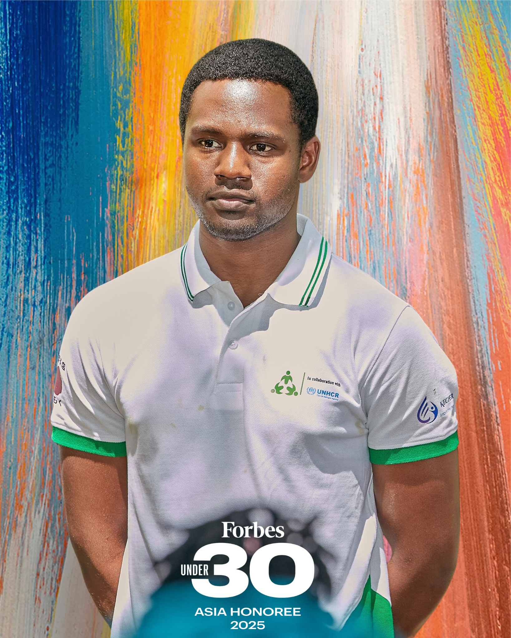 Ssenyange Apollo's Forbes 30 under 30 Stand Alone